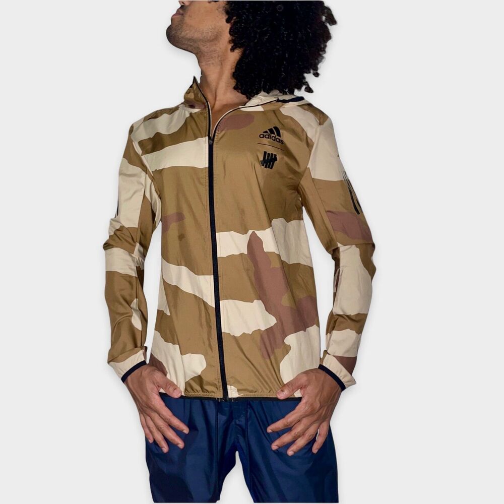 Adidas Vintage UNDEFEATED PERFORMANCE DESERT CAMO WINDBREAKER JACKET CZ5947 S